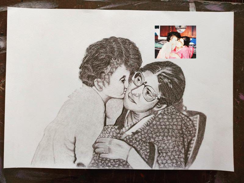 Commissioned Work 61 — Devotional & Commissions by Nisha Arts, Private commission, 2025