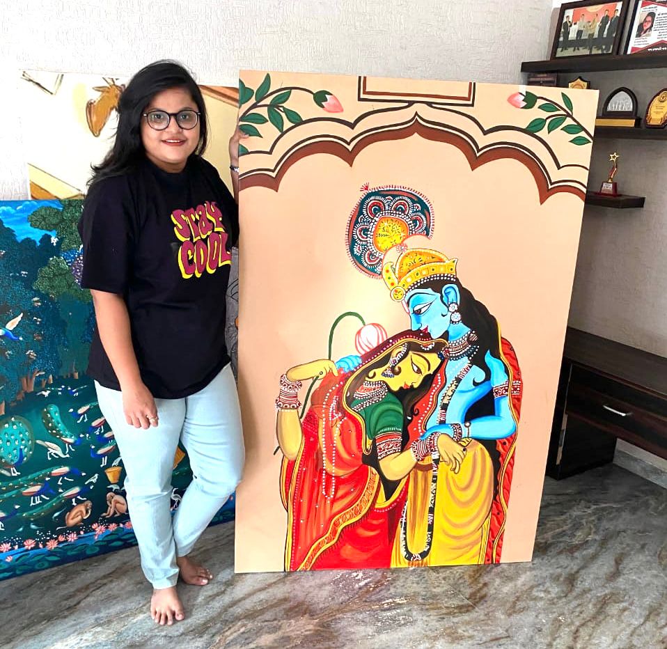 Commissioned Work 64 — Devotional & Commissions by Nisha Arts, Private commission, 2025