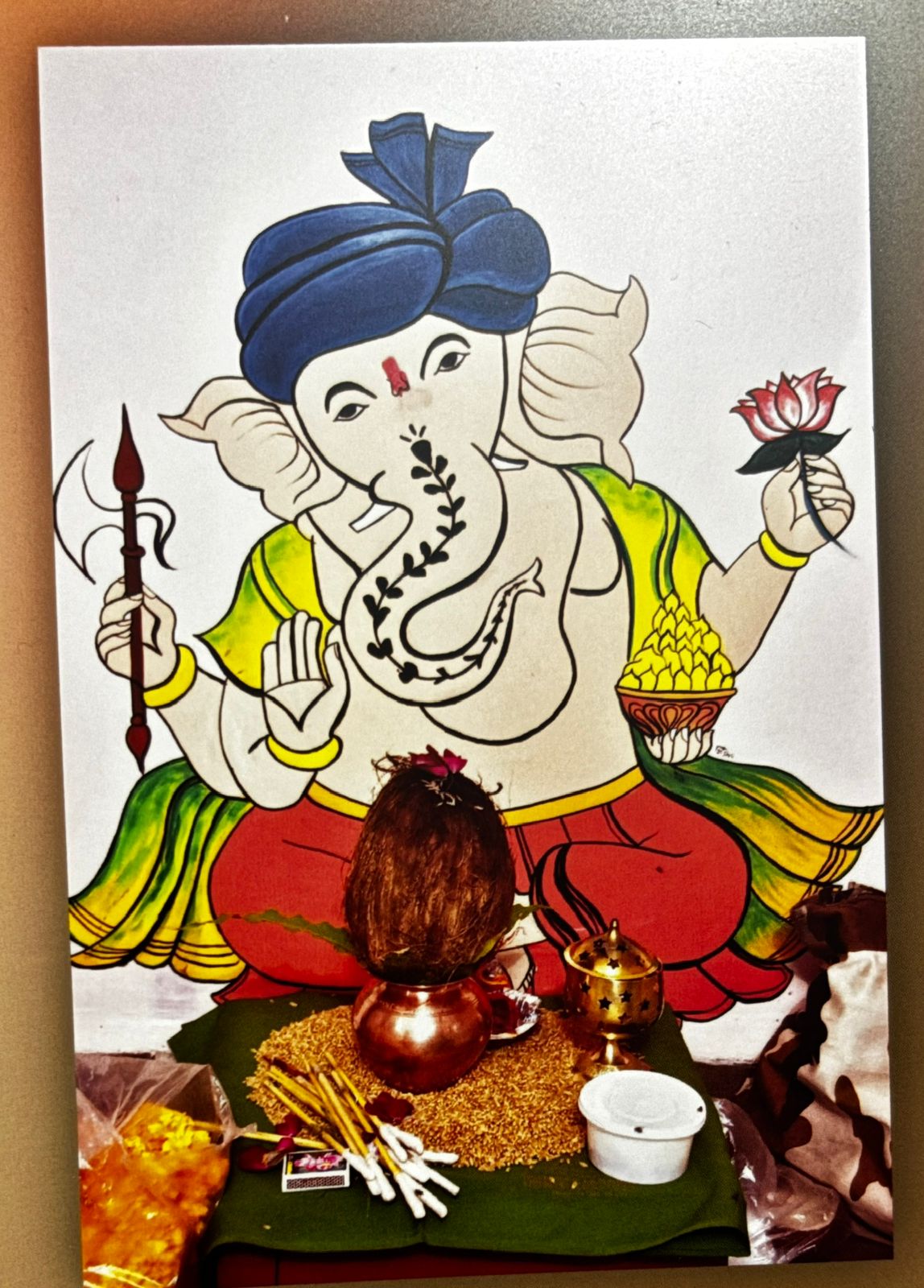 Wall Mural 68 — Wall Murals by Nisha Arts, Wall mural, hand-painted, 2025