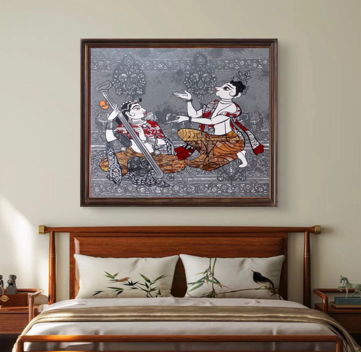 Wall Mural 74 — Wall Murals by Nisha Arts, Wall mural, hand-painted, 2025
