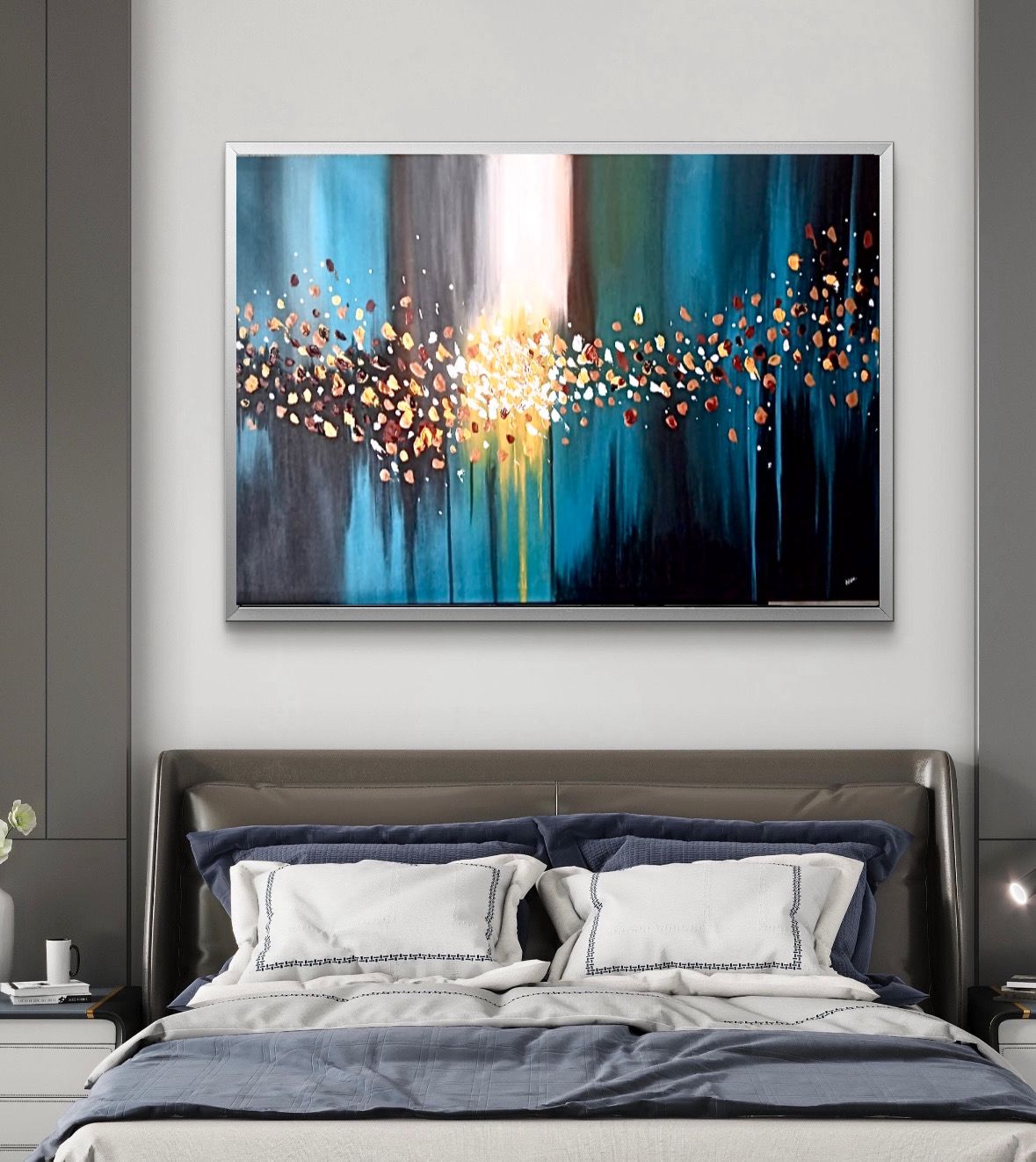 Wall Mural 91 — Wall Murals by Nisha Arts, Wall mural, hand-painted, 2025
