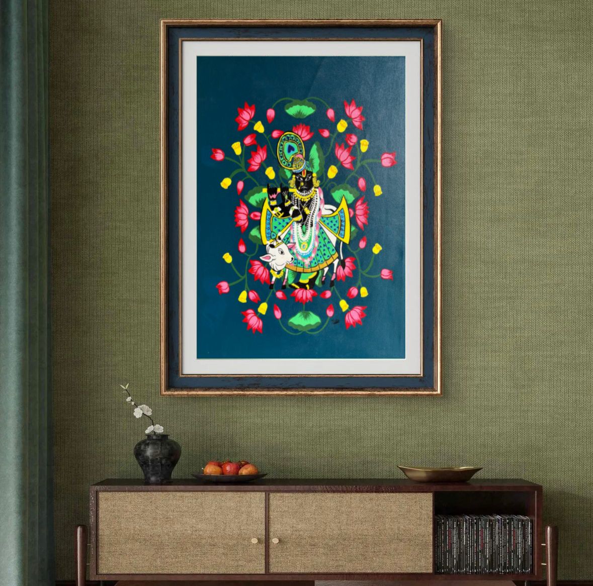 Wall Mural 96 — Wall Murals by Nisha Arts, Wall mural, hand-painted, 2025